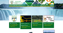 Desktop Screenshot of niagaracricket.com
